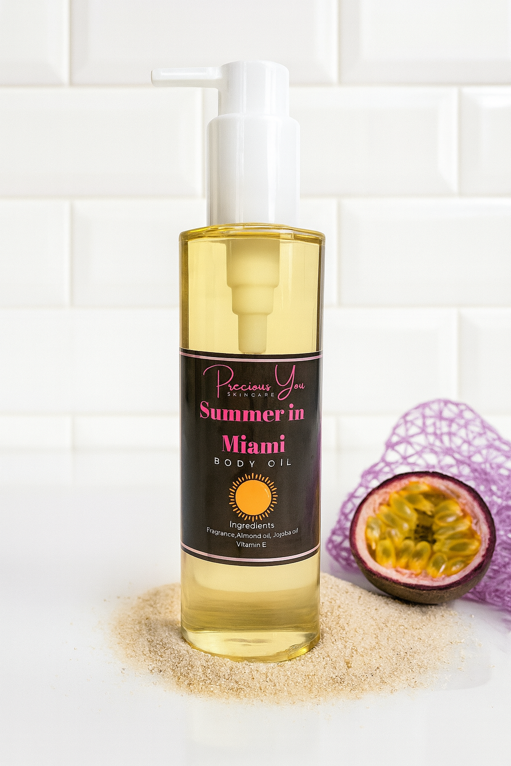 Summer in Miami body oil - Passionfruit & Violet