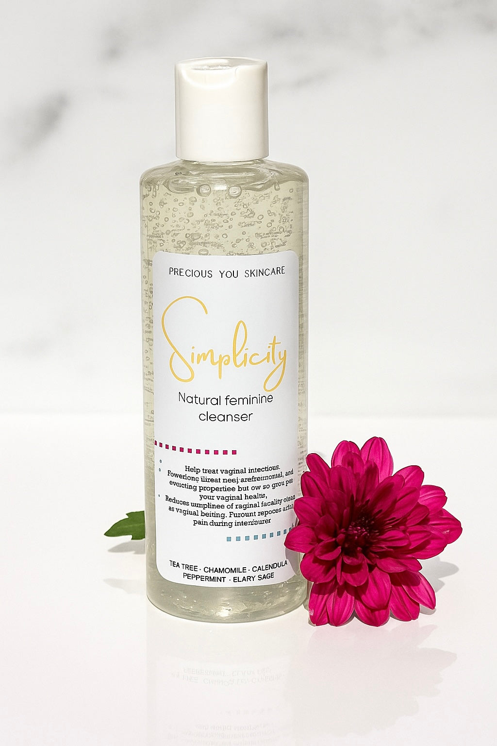 Simplicity Yoni shower gel ( with apple cider vinegar) - For Sensitive yoni's