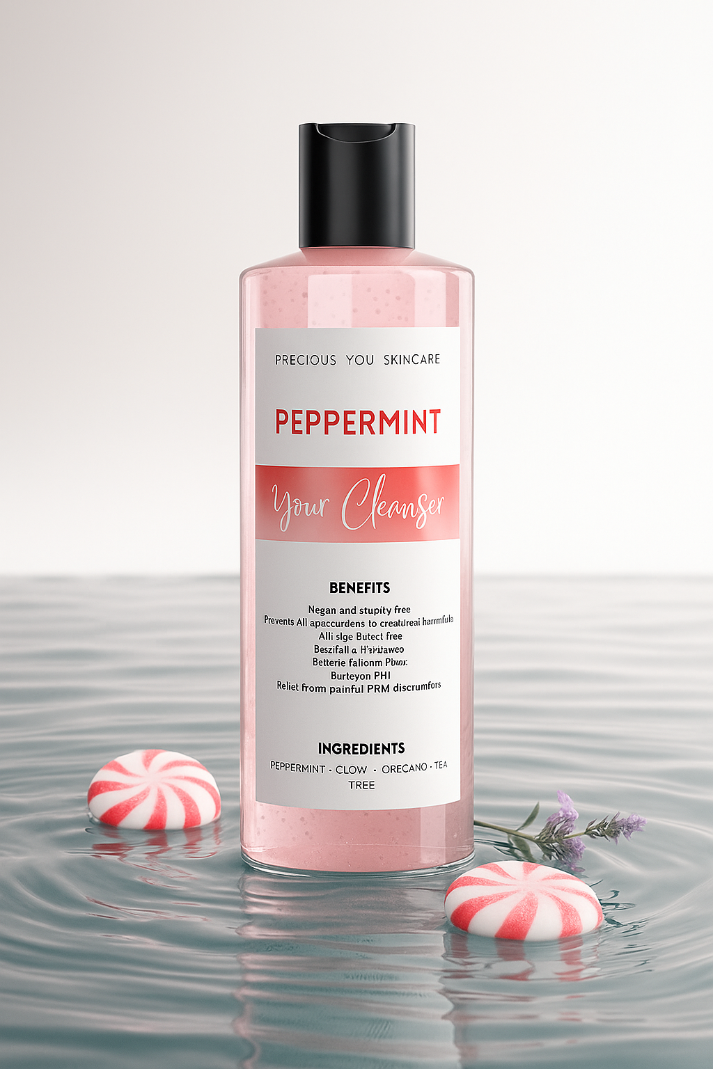 Peppermint shower gel - Soothing Minty Sensation