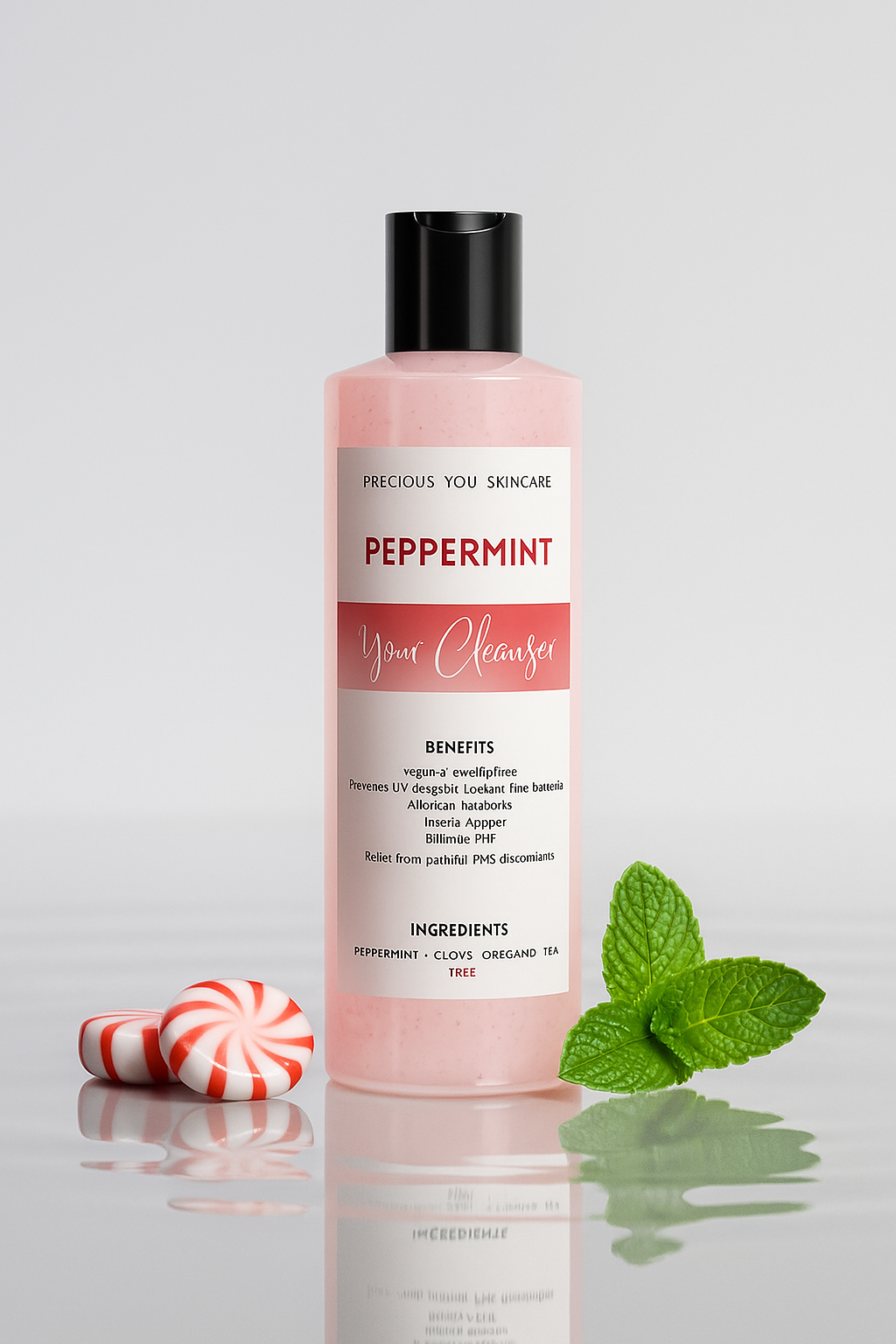 Peppermint shower gel - Soothing Minty Sensation