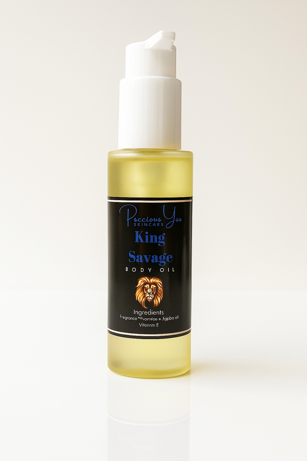 King Savage men’s body oil