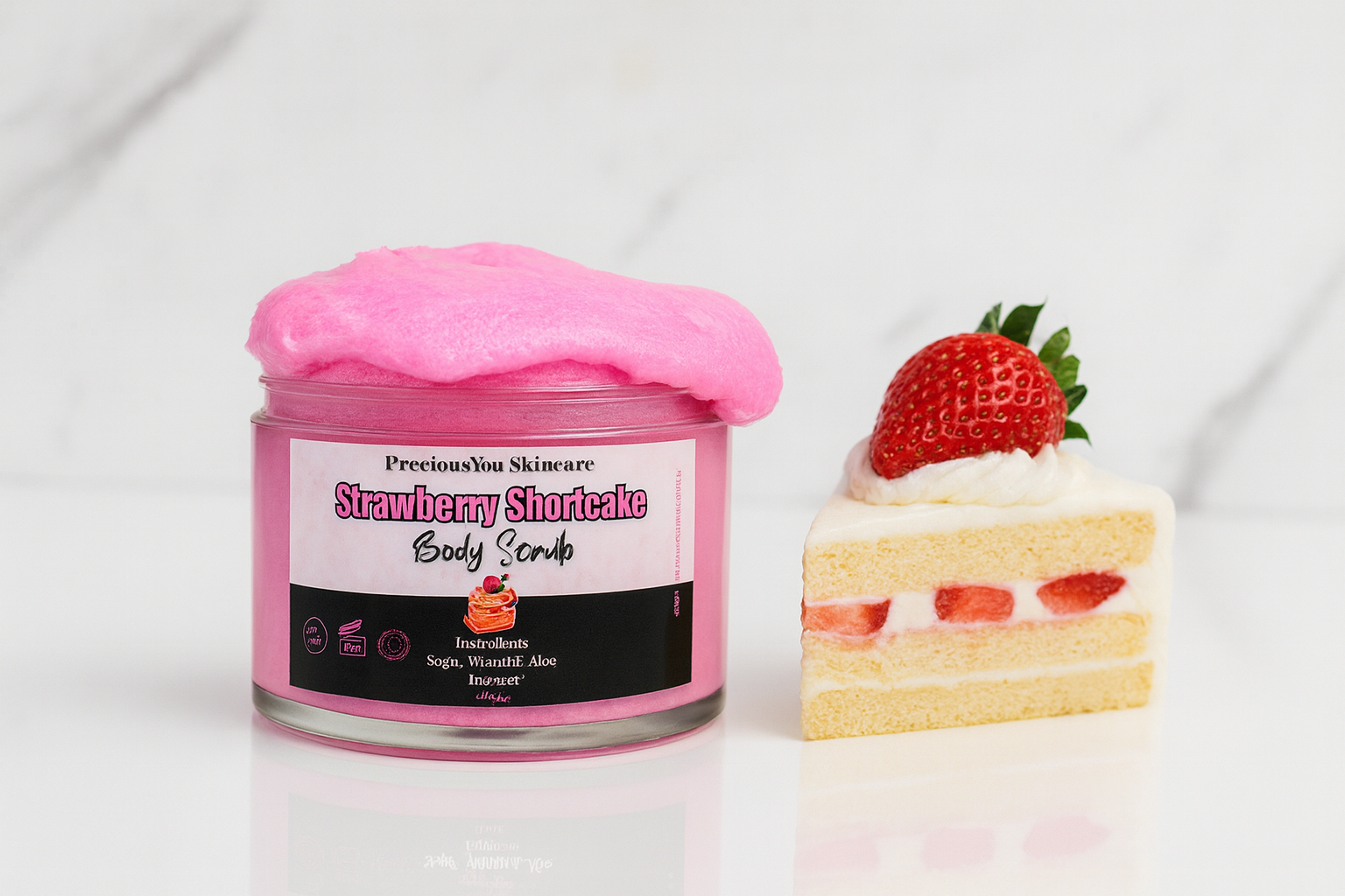 Strawberry Shortcake body scrub