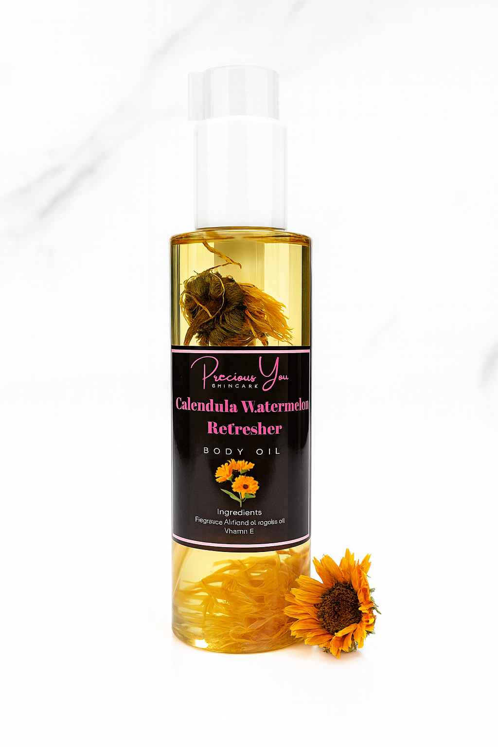 Calendula Refresher Body oil- Watermelon + Calendula